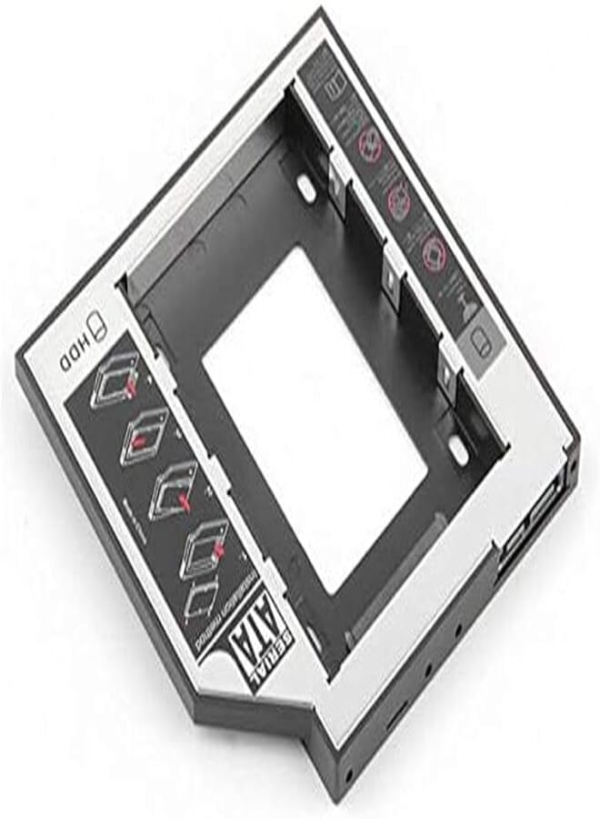 Universal 2nd HDD Caddy 9.5mm SATA Case Hard Disk